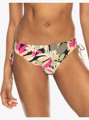 Abajo De Bikini Roxy Printed Beach Classics Hipster Side-Tie | 784EFOHYI