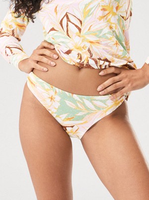 Abajo De Bikini Roxy Printed Beach Classics Correa Hipste | 027JOKWAY