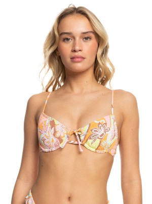 Arriba De Bikini Roxy Floraldelic Underwired | 897WBDIGC