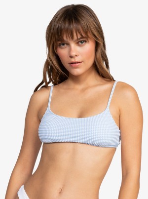 Arriba De Bikini Roxy Gingham Bralette | 370ZBHYJP