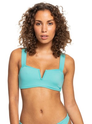 Arriba De Bikini Roxy Love The Coco V Bralette | 081ERMZWA