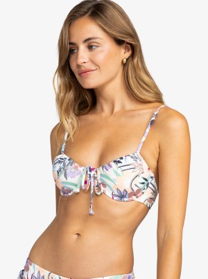 Arriba De Bikini Roxy Printed Beach Classics Underwired | 967HDSVGI