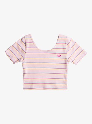 Camiseta Roxy Happiest Year Knit Niña | 518KFNOEX