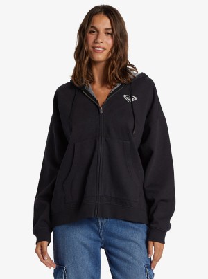 Ropa De Casa Roxy Lineup Oversized Zip-Up | 345EDCJHP