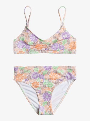 Ropa de Baño Roxy All About Sol Basic Bralette Set Niña | 510UKGPZR