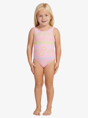 Ropa de Baño Roxy Beach Day Together One-Piece Niña | 680KDYWRG