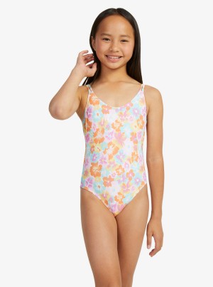 Ropa de Baño Roxy Floraya One-Piece Niña | 720MZKQBE