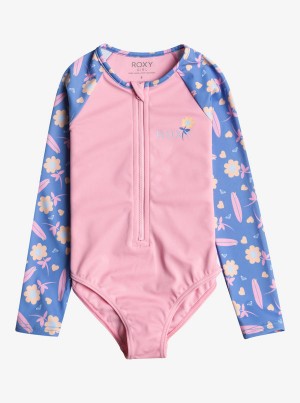 Ropa de Baño Roxy Lorem Long-Sleeve Front-Zip Niña | 803LRNMBE