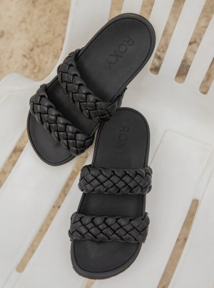 Sandalias Roxy Slippy Braided Agua-Friendly | 364XUJZVS