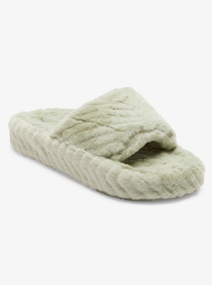 Sandalias Roxy Slippy Faux Fur | 168BRSXYF