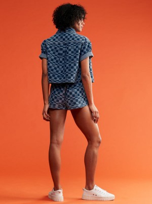 Short Roxy New Impossible Printed Denim | 029LKFAWC