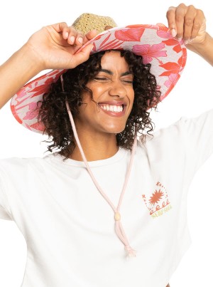 Sombreros Roxy Pina To My Colada Printed Sun | 502FCVRWD