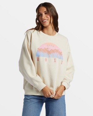 Sudadera con Capucha Roxy Morning Hike Crew Neck | 749HTPUES