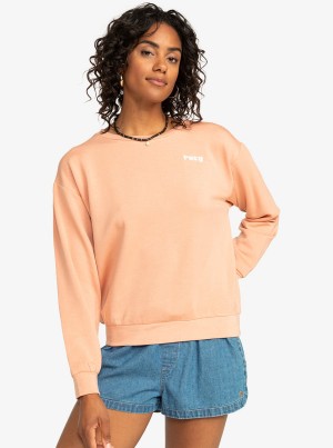 Sudadera con Capucha Roxy Surfing By Moonlight Crew Neck | 854HCPUQF