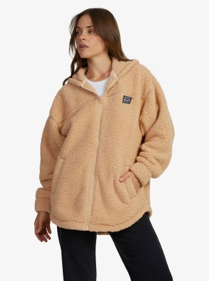 Tops Roxy Weekend Plans Polar Zip-Up Fleece | 580POIZBQ