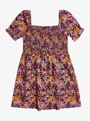 Vestido Roxy Free The Animal Corta Sleeve Niña | 287UATCOL