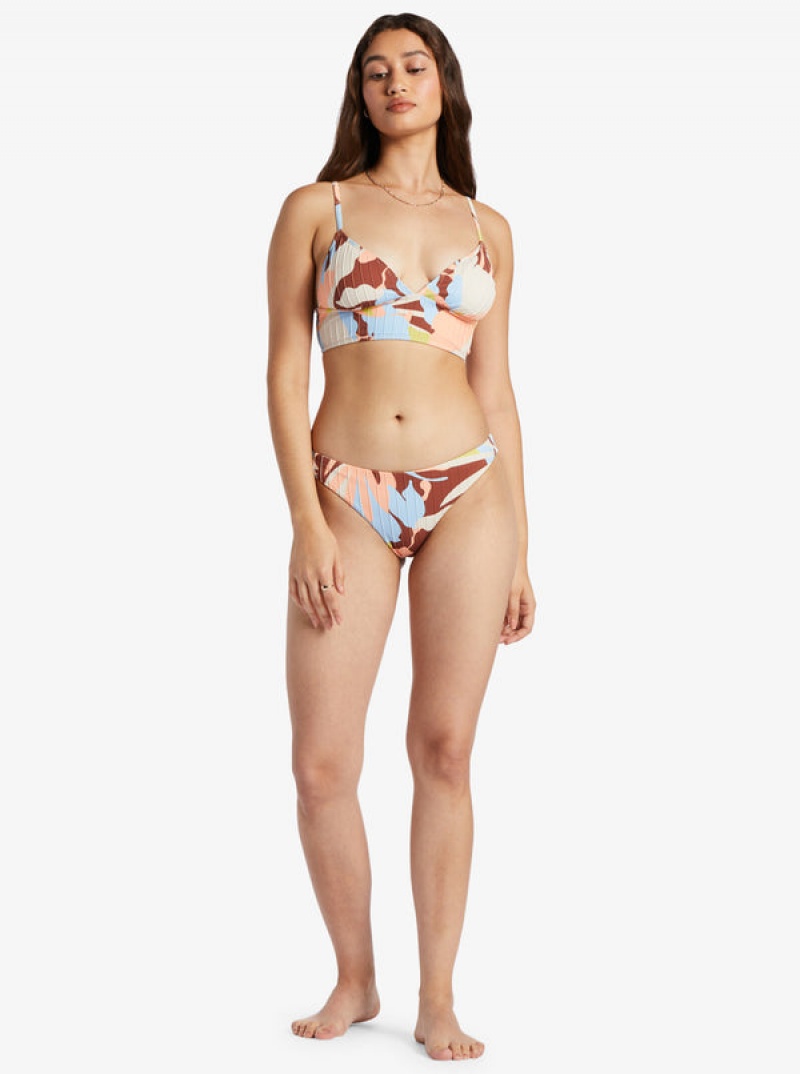 Abajo De Bikini Roxy Floradelic Cheeky Printed | 176SALGWR