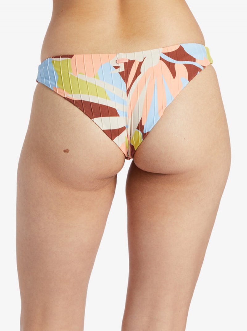 Abajo De Bikini Roxy Floradelic Cheeky Printed | 176SALGWR