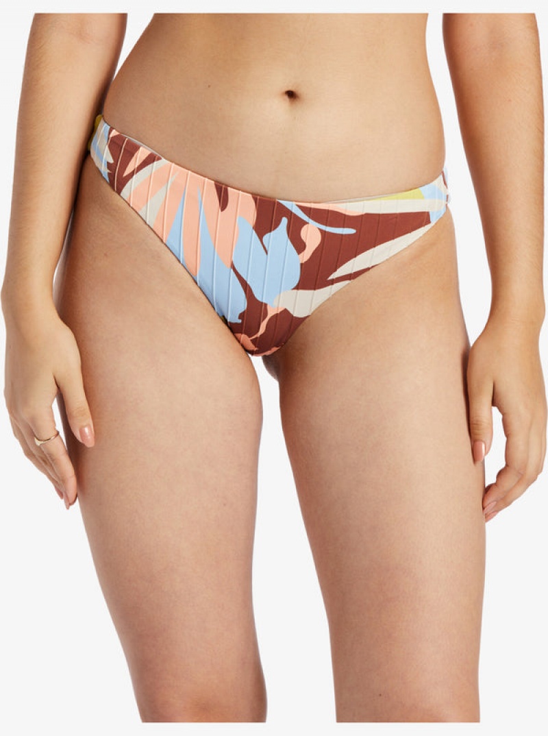 Abajo De Bikini Roxy Floradelic Cheeky Printed | 176SALGWR