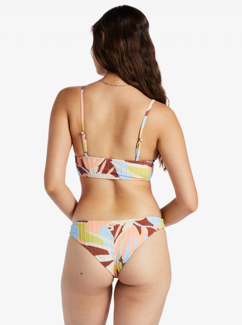 Abajo De Bikini Roxy Floradelic Cheeky Printed | 176SALGWR