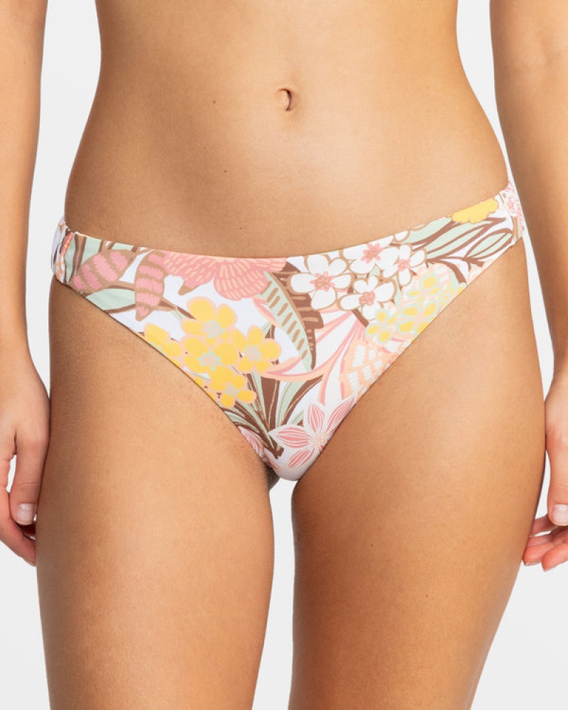 Abajo De Bikini Roxy Playa Paradise Reversible Tanga | 106FEKGBX