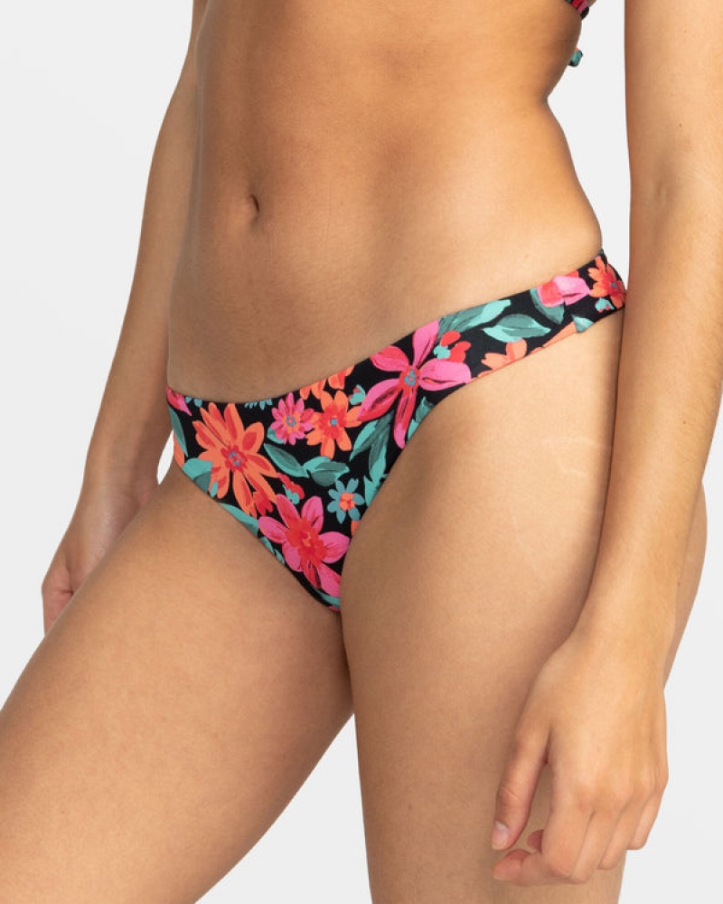 Abajo De Bikini Roxy Printed Beach Classics Tanga | 905DUWTSM