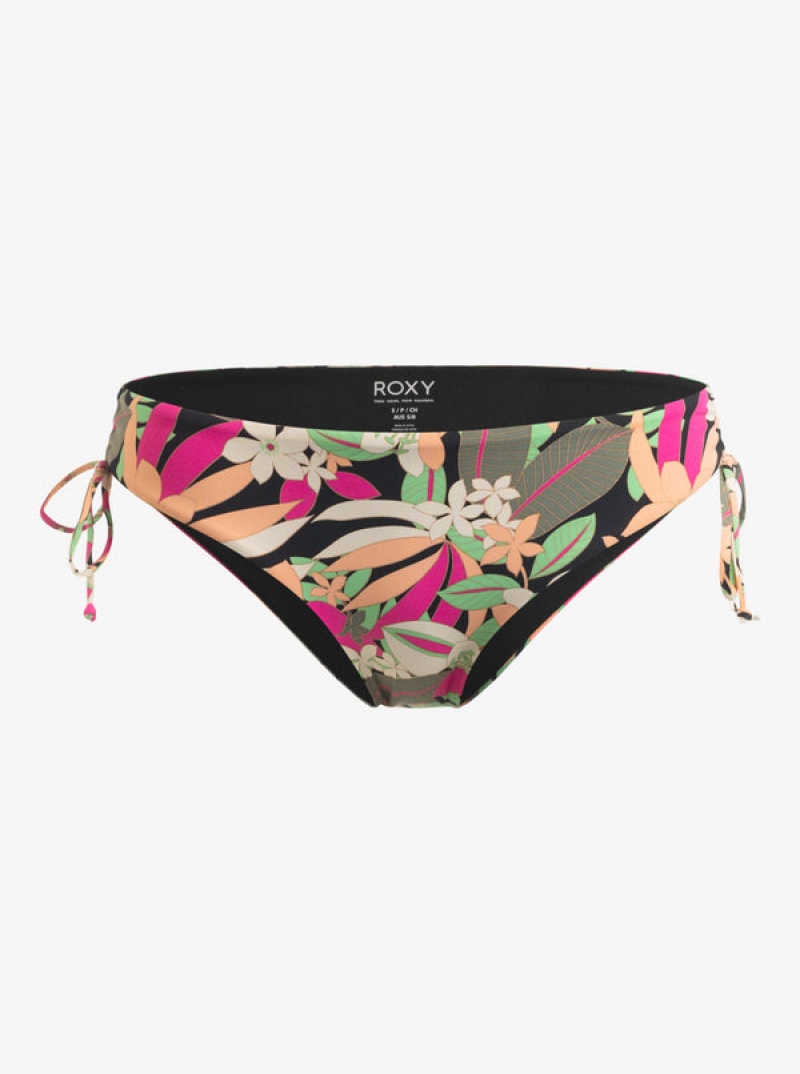 Abajo De Bikini Roxy Printed Beach Classics Hipster Side-Tie | 784EFOHYI