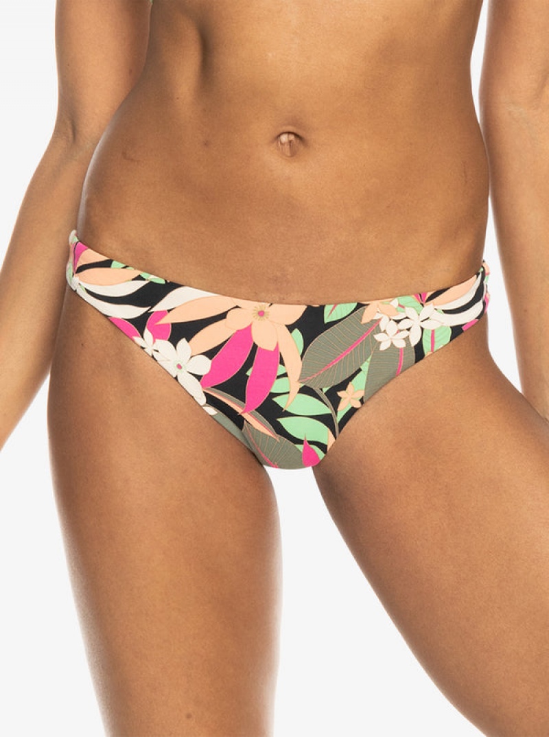 Abajo De Bikini Roxy Printed Beach Classics Cheeky | 029HEKBLA