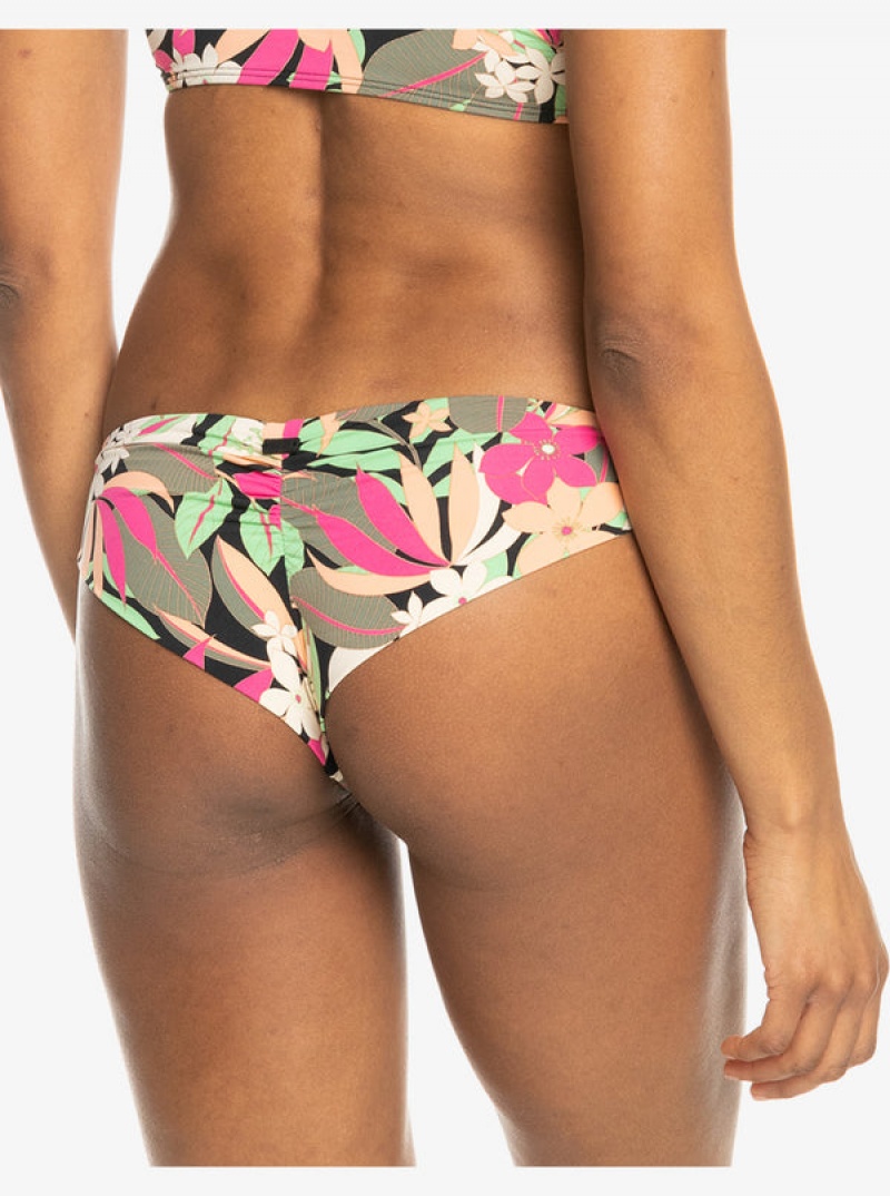 Abajo De Bikini Roxy Printed Beach Classics Cheeky | 029HEKBLA