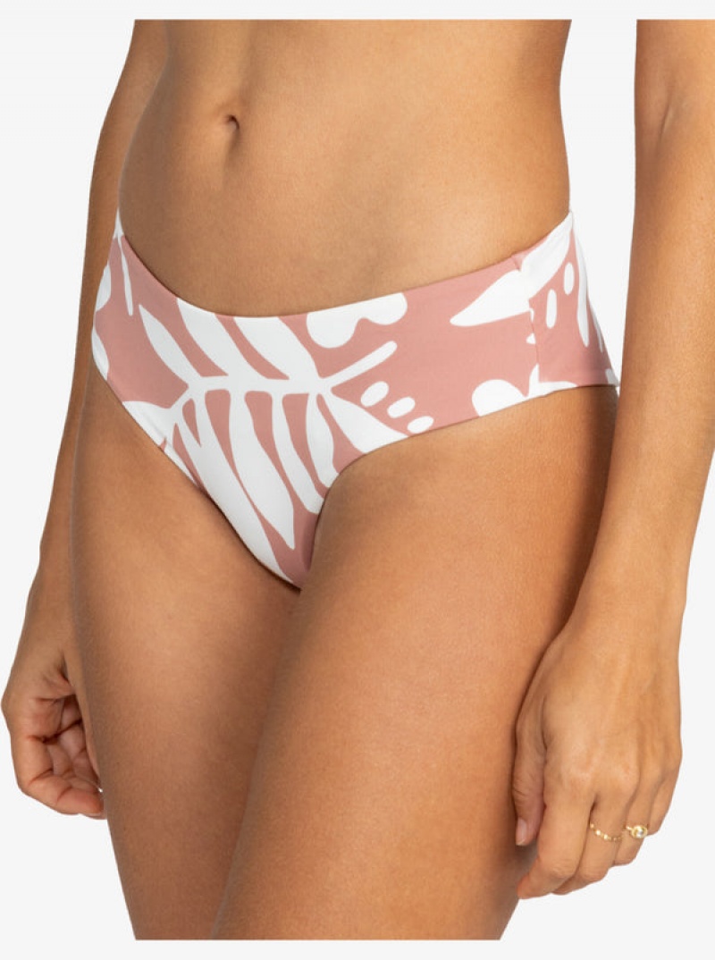 Abajo De Bikini Roxy Printed Beach Classics V-Shape Cheeky | 805NTLRSQ