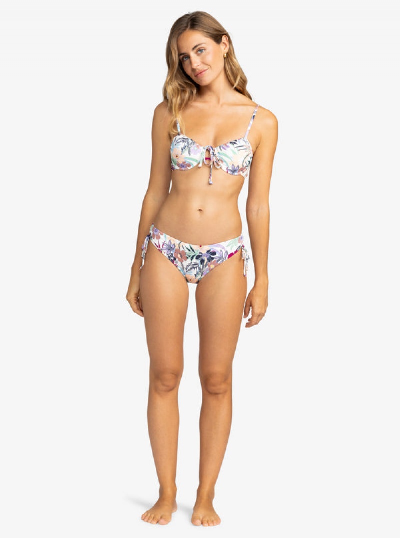 Abajo De Bikini Roxy Printed Beach Classics Hipster | 964QIJUFN