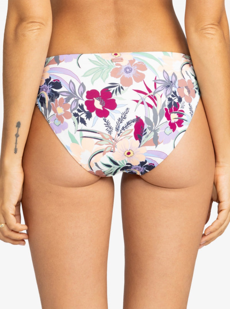 Abajo De Bikini Roxy Printed Beach Classics Hipster | 964QIJUFN