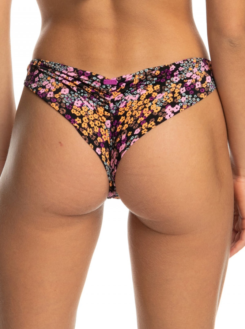 Abajo De Bikini Roxy Printed Beach Classics Cheeky | 384MQARJC