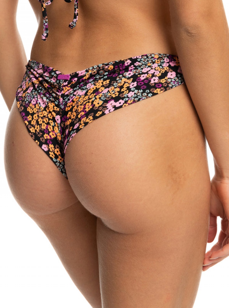 Abajo De Bikini Roxy Printed Beach Classics Cheeky | 384MQARJC