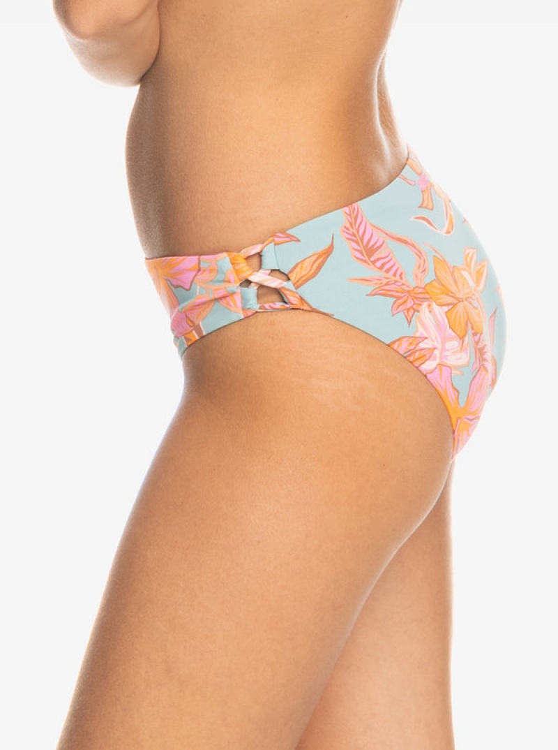 Abajo De Bikini Roxy Printed Beach Classics Hipster | 276WNBXSG