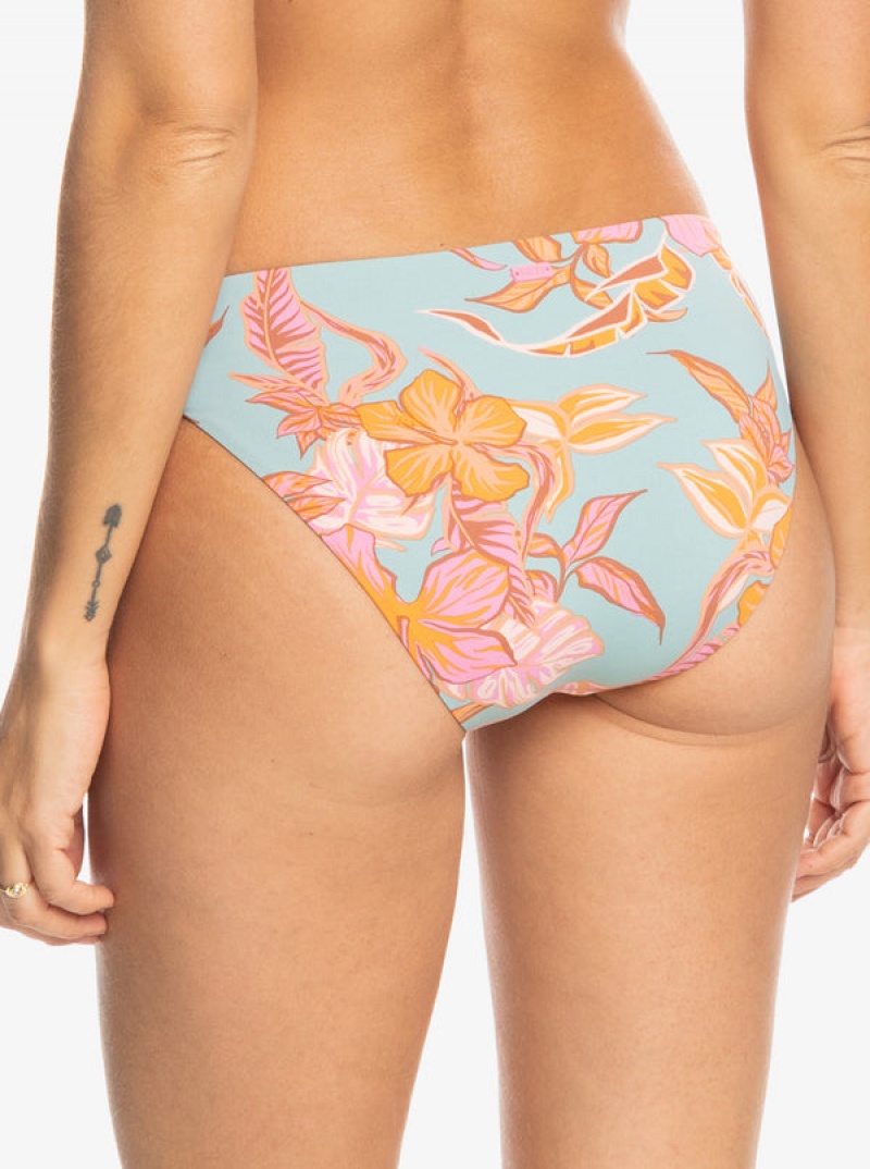 Abajo De Bikini Roxy Printed Beach Classics Hipster | 276WNBXSG