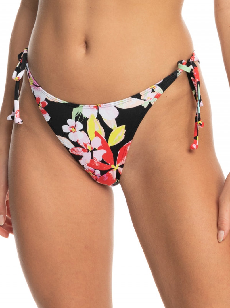 Abajo De Bikini Roxy Printed Beach Classics Tie Side High Leg Cheeky | 601FCJLUV