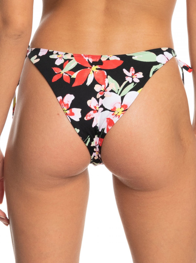 Abajo De Bikini Roxy Printed Beach Classics Tie Side High Leg Cheeky | 601FCJLUV