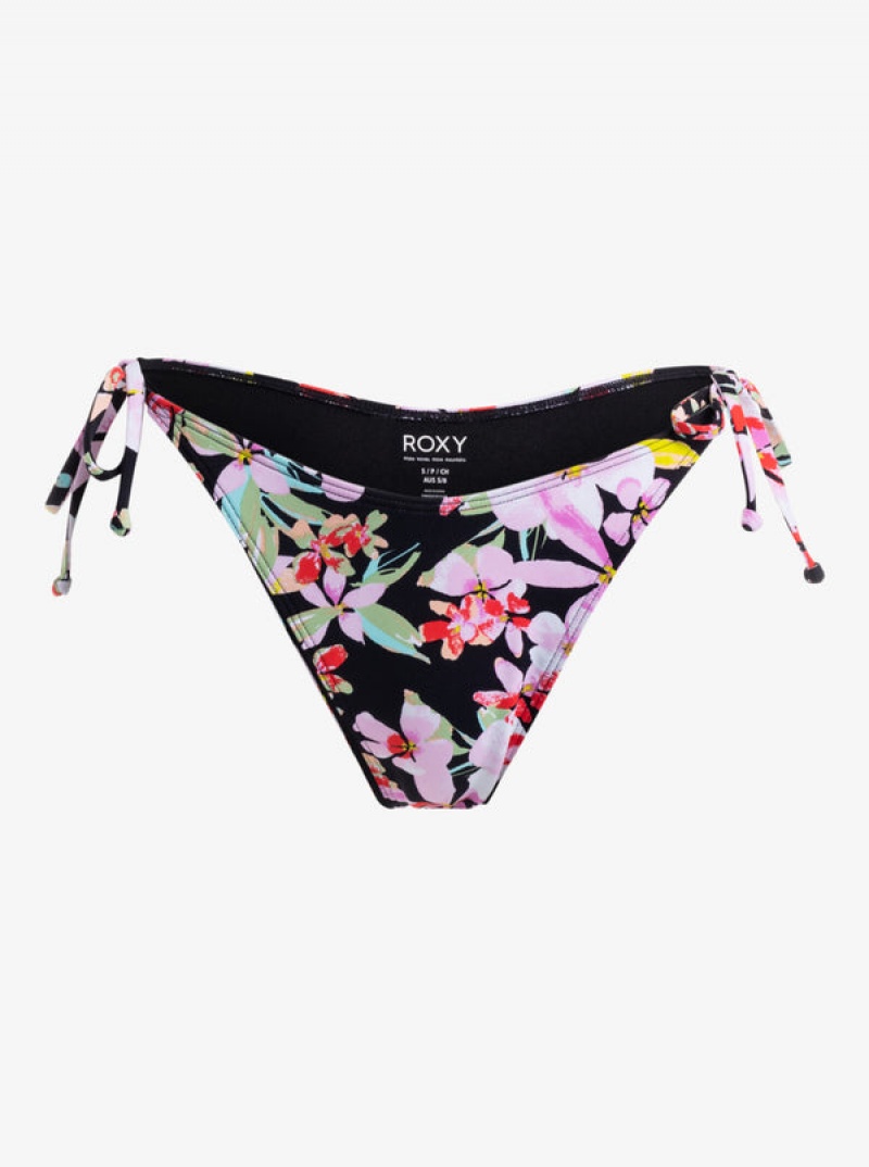 Abajo De Bikini Roxy Printed Beach Classics Tie Side High Leg Cheeky | 601FCJLUV