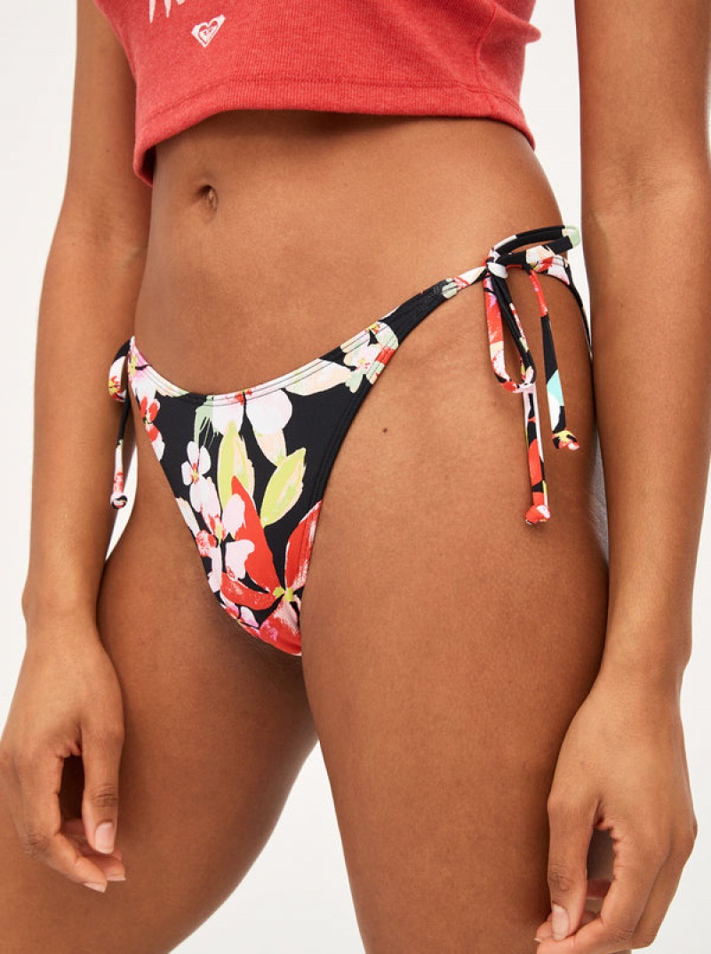 Abajo De Bikini Roxy Printed Beach Classics Tie Side High Leg Cheeky | 601FCJLUV