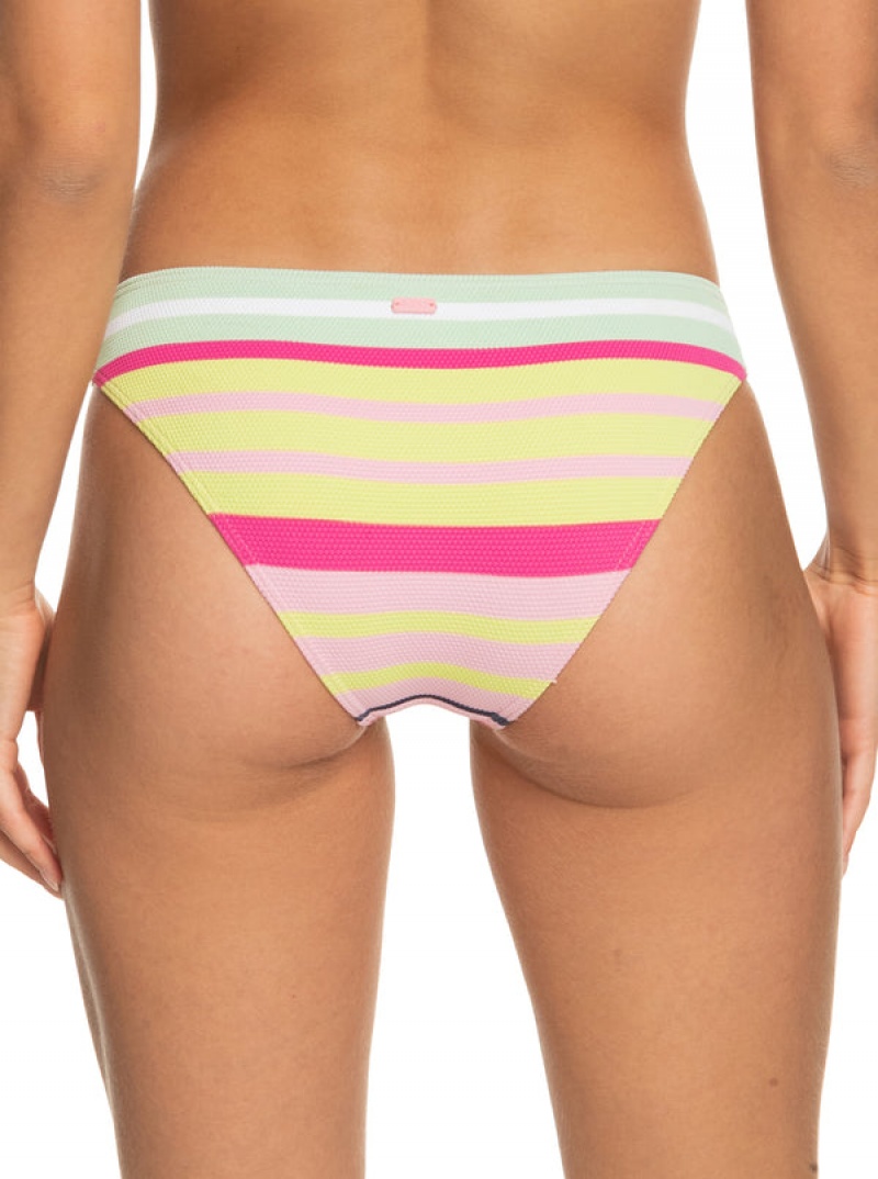 Abajo De Bikini Roxy Stripe Soul Mid Cintura | 043KYHBXU