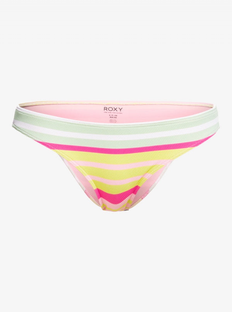 Abajo De Bikini Roxy Stripe Soul Mid Cintura | 043KYHBXU