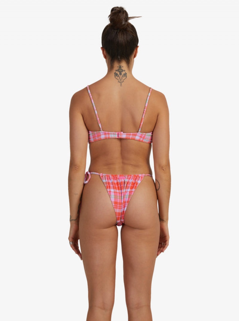 Abajo De Bikini Roxy Tartan Times Tie-Side | 104PVARSK