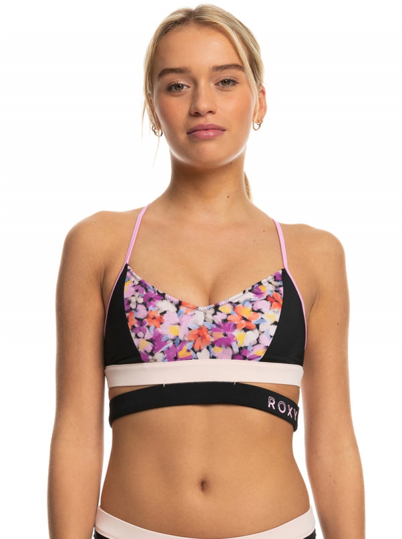 Arriba De Bikini Roxy Active Bralette | 067TMCXLD