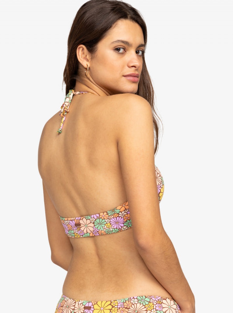 Arriba De Bikini Roxy All About Sol Bandeau | 754RPJLTV