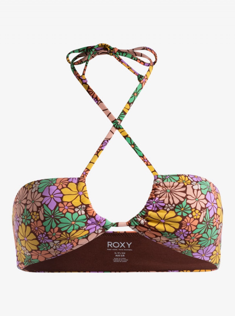 Arriba De Bikini Roxy All About Sol Bandeau | 754RPJLTV