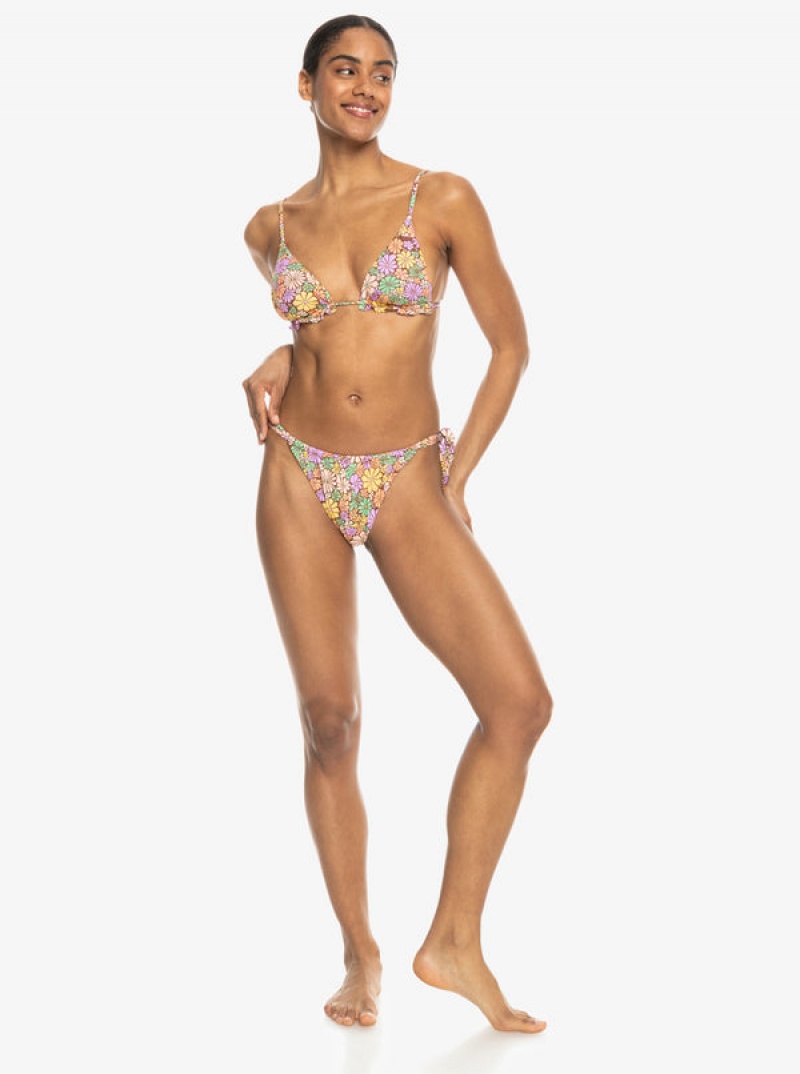 Arriba De Bikini Roxy All About Sol Mini Tiki Triangle | 681GIKZJX