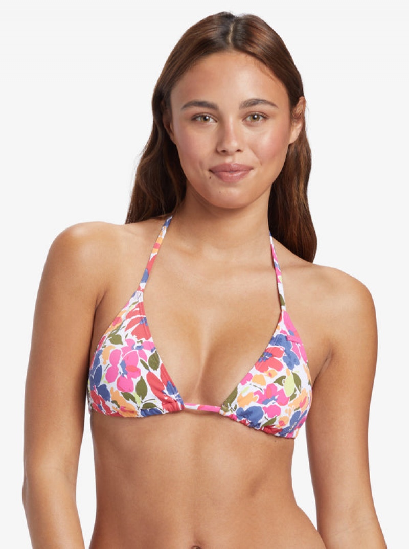 Arriba De Bikini Roxy Bloomin Babe Tiki Tri | 078YQLABJ