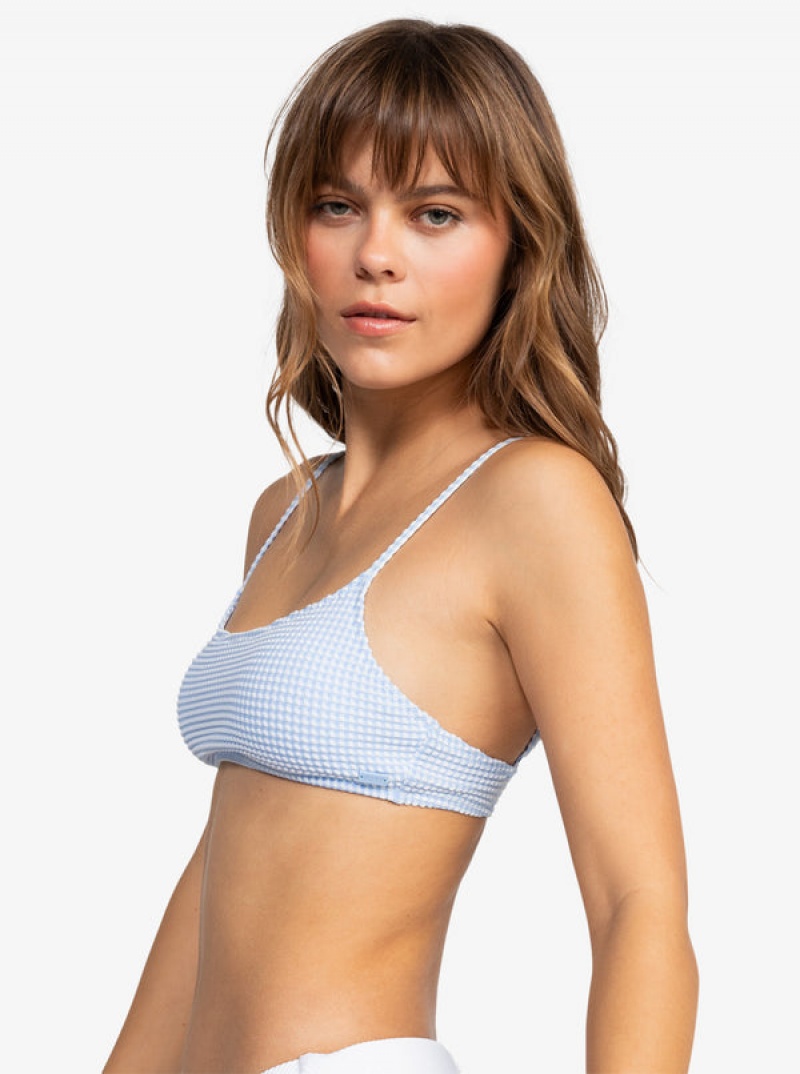 Arriba De Bikini Roxy Gingham Bralette | 370ZBHYJP