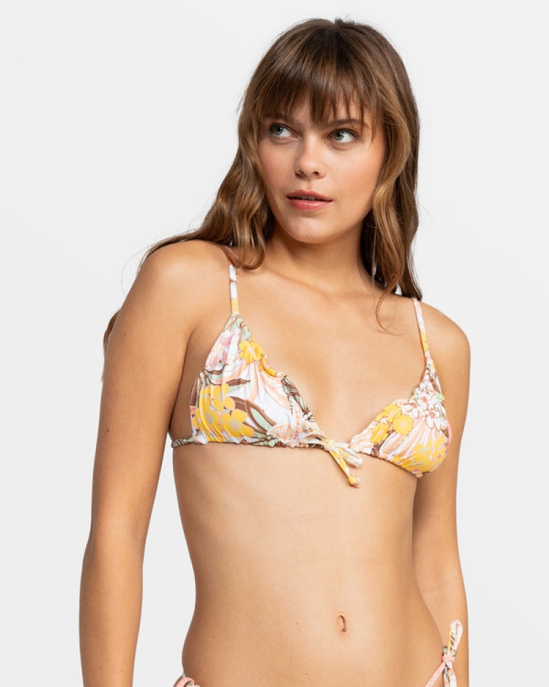 Arriba De Bikini Roxy Playa Paradise Reversible Triangle | 457AHKSXE